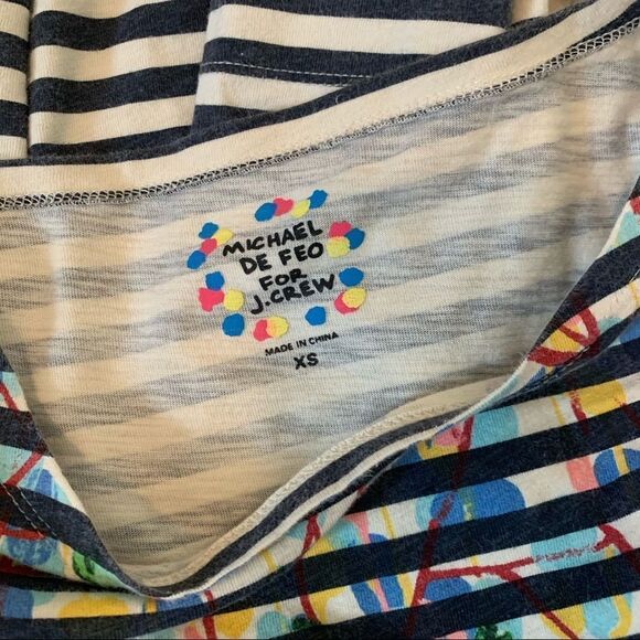 🔴 3/$18 J Crew Michael de Feo Art To Wear Long Sleeve Tee - Picture 6 of 6